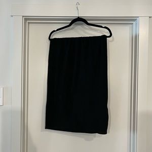 Old Navy | Knit midi skirt with side slit in black